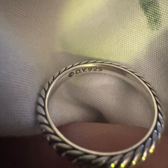- David Yurman. Size 9 Worn very little. Like new.  Stack ring - Picture 2 of 2